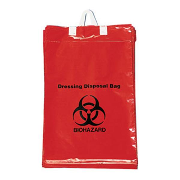 MiniGrip Bag Biohazard 11x14" Fold Closure Red Symbol 500/Ca