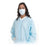 AMD Ritmed Lab Coat 3X Large Sky Blue 50/Ca
