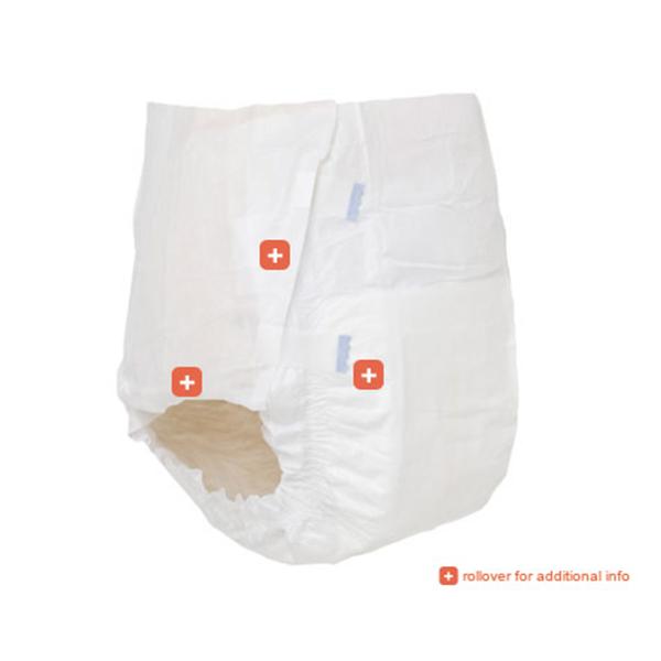 Attends Healthcare Products Brief Attends Adult Unisex Regular 44-56" Extra White 24/Bg, 3 BG/CA (BRBX25)