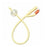 Medline Industries  Catheter Foley 16Fr 5-1cc Strt Tp Slcn Elstmr Ct 2Wy Ea