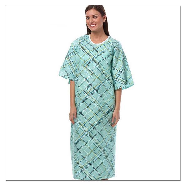 Fashion Seal Gown ICU 55% Cotton / 45% Polyester Lg 51" Unsx Grn Adlt 10x24/Bx