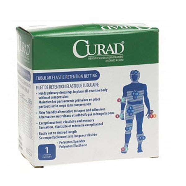 Medline Industries  Bandage Curad 46x25 Tubular Nt/Elstc/Spndx/Poly 11 Wht LF NS Ea