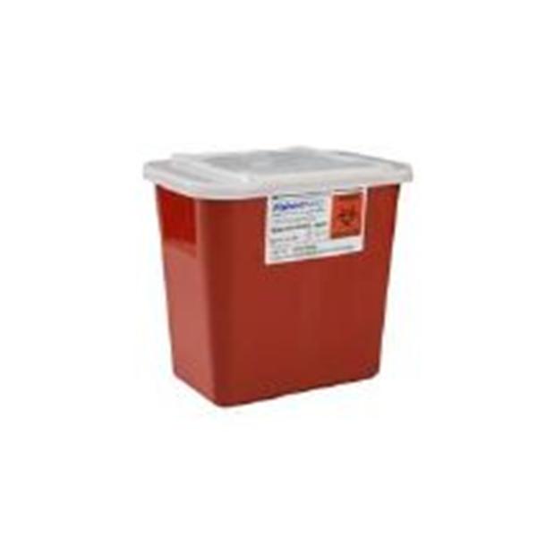 Fisher Scientific  Container Sharps Sharps-A-Gator 2gal Polypropylene Red Ea