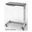 NK Medical Products Table Overbed 100lb Capacity Walnut Laminate Top 18x32" Ea