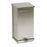 UMF Medical Can Trash Flame-Retardant SS 12gal StpOn Pdl Flt Hng Ld Sqr Ea