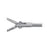 BR Surgical Grasper Alligator 5Fr 1.7mm Stainless Steel 60cm Ea