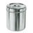 Medline Industries  Jar Dressing 5-7/8x6-3/4" 4-3/4qt Slvr/Orng SS w/ SS Cvr Ea