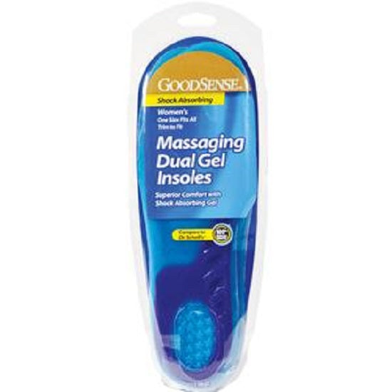GoodSense Massaging Dual Gel Insoles Unisize