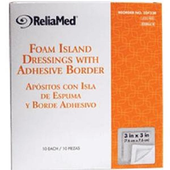 Cardinal Health Essentials Silicone Adhesive Border Foam Dressing