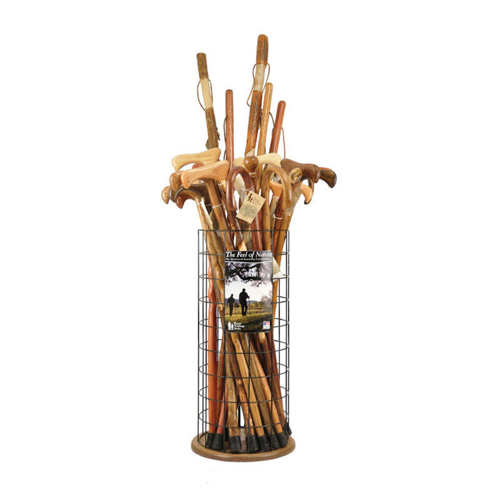 Brazos Walking Sticks Wire Grid Display Stand