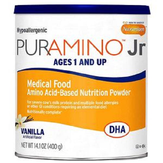 Mead Johnson PurAmino Jr Nutritional Vanilla Powder