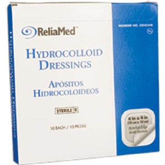 Cardinal Health Essentials Sterile Thin Hydrocolloid Dressing with Film Back 