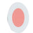 Ferris PolyMem Shapes #8 QuadraFoam Dressing 6-1/2" x 8-1/5" Oval with 4" x 5-5/7" Pad