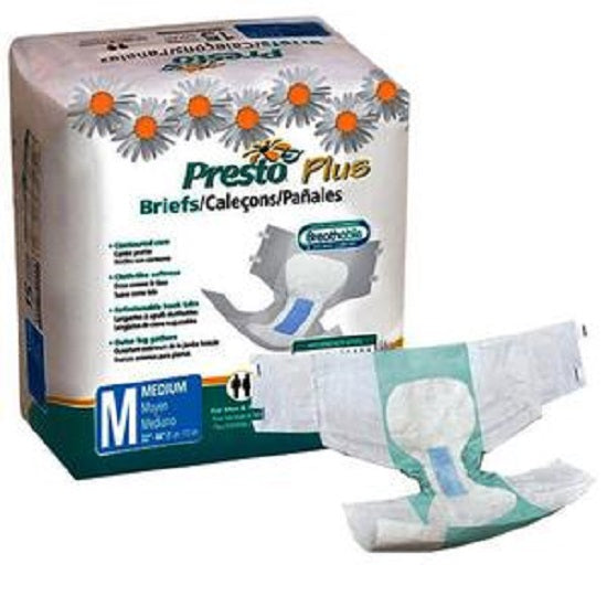 Presto Breathable Panel Value Plus Absorbency Brief