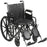 Drive Medical Silver Sport 2 Wheelchair with Detachable Desk Arm and Swing-Away Elevating Leg Rest