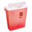 Lockable Sharps Container 3 Gallon - 12.4375"W x 5.9375"D x 13.5"H