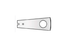 MicroAire Surgical Sagittal Saw Blades - Sagittal Saw Blade, 12.7 mm x 25 mm x 0.3 mm - 1200-003