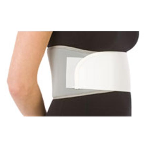 DJO Belt Rib Elastic Men White/Gray Size 6" Universal Ea