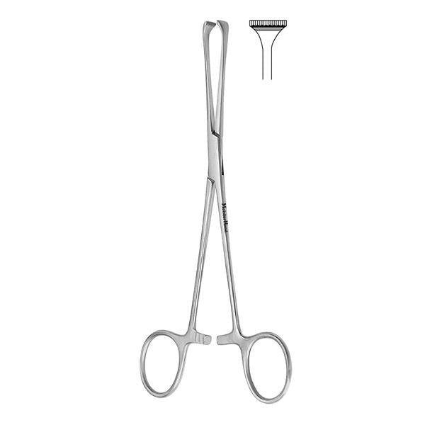 Miltex-Integra Miltex Forcep Tissue Allis Meister-Hand 6-1/2" 9x10 Teeth SS Ea