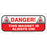 DANGER Wall Signs