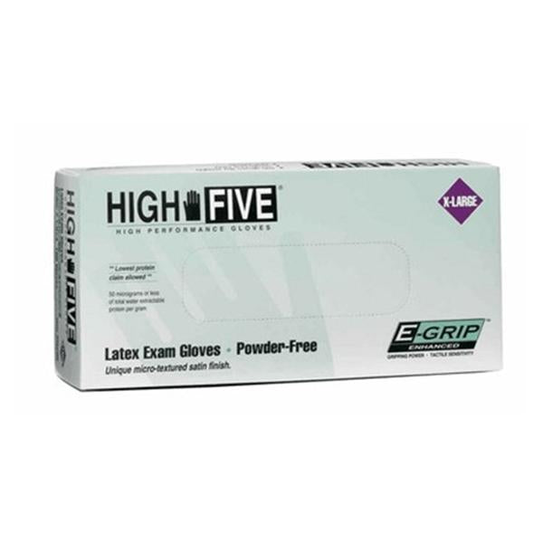 Microflex  Gloves Exam High Five E Grip PF Latex 9.5 in XS Natural 1000/Ca