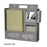 Harloff Manufacturing Dispenser Glove / Gown / Mask Aluminum Medium Ea