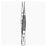 Sklar Instruments Forcep Fine Point 4-1/2" Straight Stainless Steel Ea
