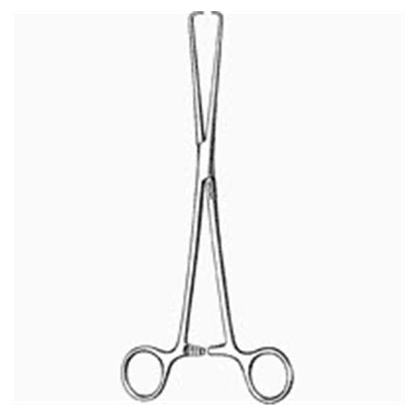 Sklar Instruments Forcep Tenaculum Schroeder-Braun 10" Braun Flat Tip SS Ea