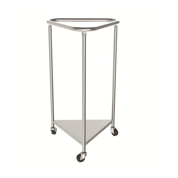 Mac Medical Hamper Linen Stainless Steel Triangular 35x57-1/4" Silver Ea