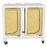 Regular Capacity Double PVC Hamper Carts