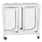 Regular Capacity Double PVC Hamper Carts