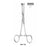 Miltex-Integra Miltex Forcep T-Shape Pratt Meister-Hand 6" Stainless Steel Ea