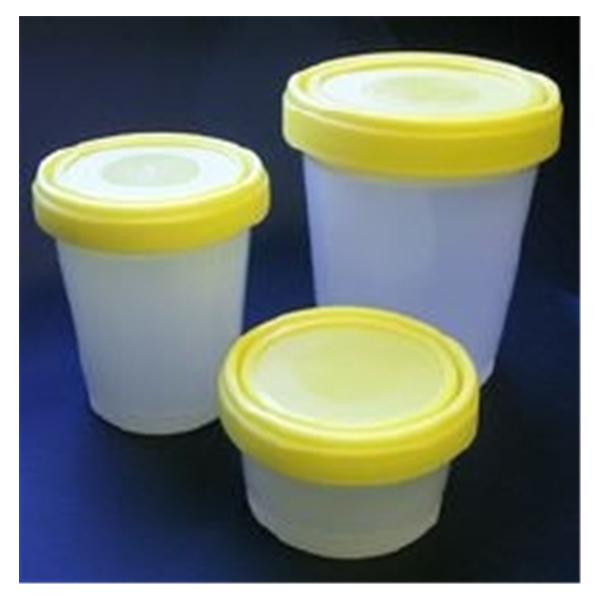 Globe Scientific  Container Histology 3-1/2x2-1/4" 250mL Clr PP Scrw Cp 100/Ca