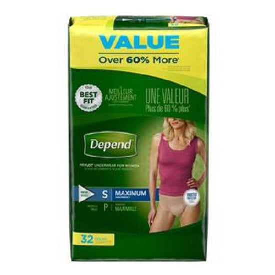 Kimberly Clark Depend Fit-Flex Incontinence Underwear for Women