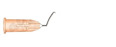Eagle Labs Irrigating Cystotome Push-Pull Blumenthal - Blumenthal Irrigating Cystotome, Push-Pull Tip, 25G x 5/8", 8 mm Formed - 121-25F-8