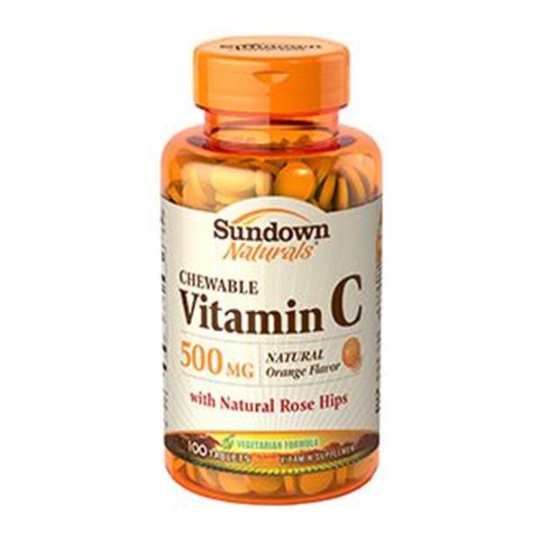 US Nutrition  Vitamin C Supplement Chewable Tablets Btl 500mg 100/Bt