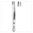 Sklar Instruments Forcep Tissue Brown 6" Stainless Steel Ea