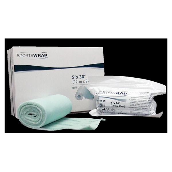 Ferris Mfg  Bandage SportsWrap PolyMem Foam 5x36" NS Roll Green 2x4/Ca