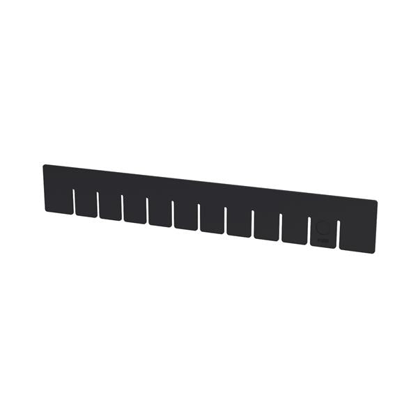 Akro-Mils Divider Box 22x17x3" Black Plastic For 33223 Akro-Grids Bin 6/Pk (41223)