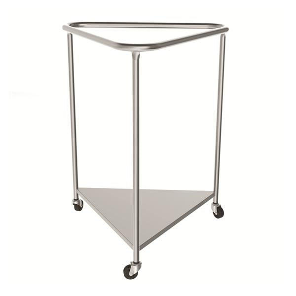 Mac Medical Hamper Linen Stainless Steel Triangular 35x78-5/8" Silver Ea (LH-1001)