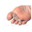 Pedifix Crest Pad Deluxe Hammer Toe Suede Beige Size X-Large Left 3/Pk