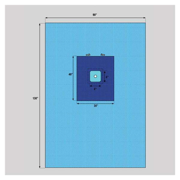 Welmed  Drape Extremity Extremity Century 2.5 Fen 91x13 Strl Ea, 20 EA/CA (1222-8411)