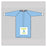 Welmed  Gown Surgical Large Blue Fly Poly Rnfrc AAMI Level 3 Strl LF Ea, 24 EA/CA (1231-135L)