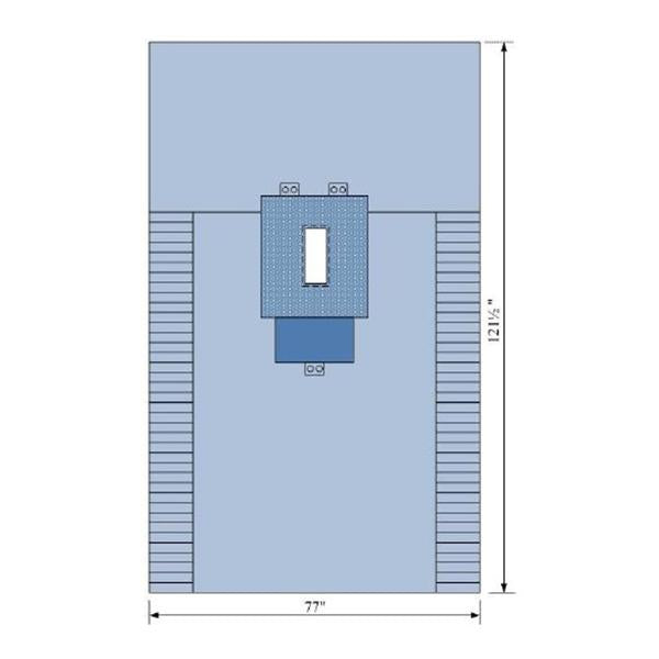 C-Core Medical Drape Laparotomy Fenestrated 25.5x26.5 15/Ca