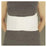 Deroyal Industries  Belt Adult Rib Elastic Women White Size 6" Universal 12/Ca