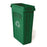 Rubbermaid Container Recycling Slim Jim Plastic 23gal Green 4/Pk