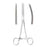 BR Surgical Forcep Hemostatic Rochester-Ochsner 9-1/2" Curved 1x2 Teeth SS Ea