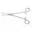 BR Surgical Forcep Vulsellum Jacobs 8" Curved 2x2 Teeth Stainless Steel Ea