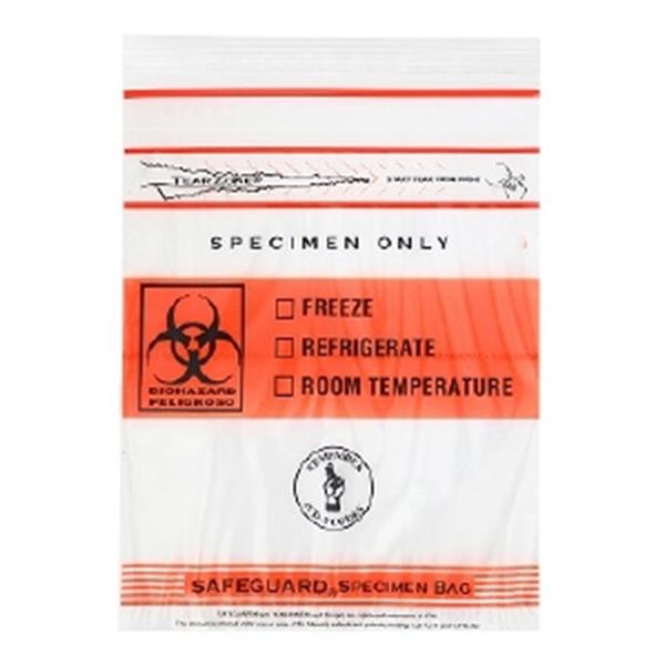 MiniGrip Lab Guard Specimen Transport Bag Clear Reclosable Closure 1000/Ca (MGTZ69)