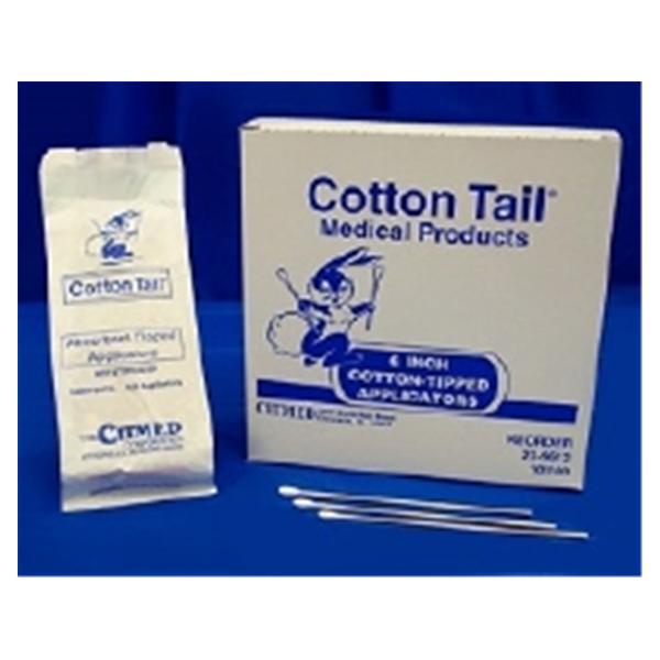 Citmed  Applicator Cotton Tip Non Sterile 6 in Wood Shaft 10000/Ca (22-9612)